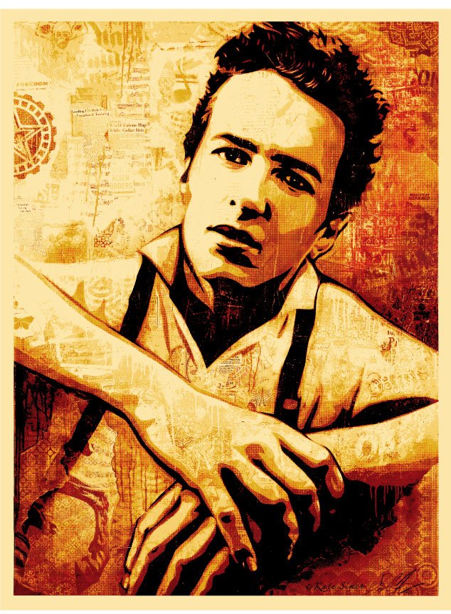 Obey 'Joe Strummer' Canvas Print Release Details