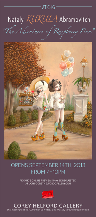 Kukula 'The Adventures Of Raspberry Finn' Art Show Details