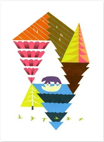 Andrew Holder 'Two Bears Revisited' Print Available