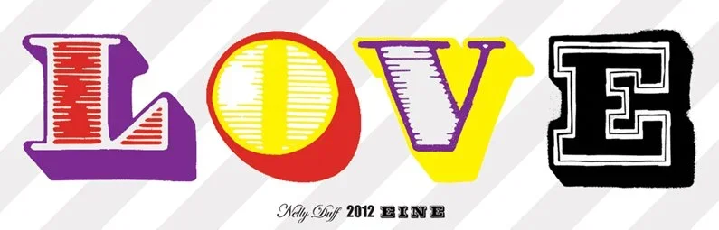 Eine 'LOVE' Sticker Available
