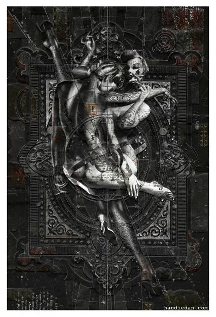 Handiedan 'Cosmos No 2' Print Available