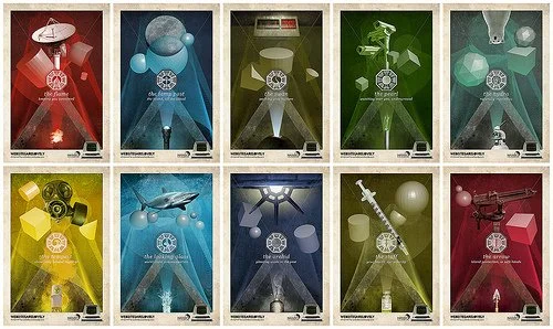 Lost 'Dharma Stations' Print Details