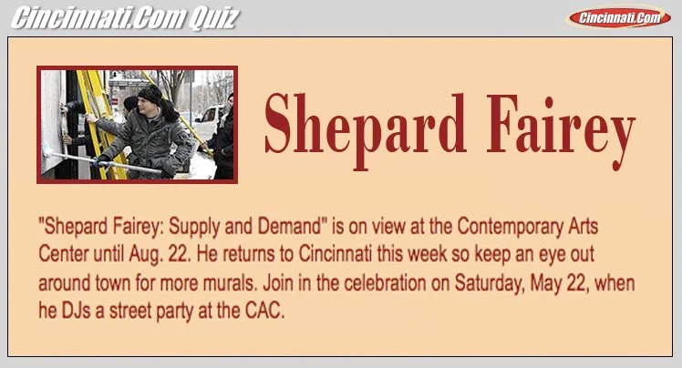 Shepard Fairey Quiz - I Scored 7/10