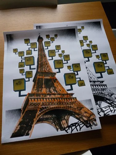 Pete Street 'Eyeful Tower' Print Available