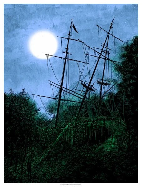 Daniel Danger 'The Black Rock' LOST Print Available