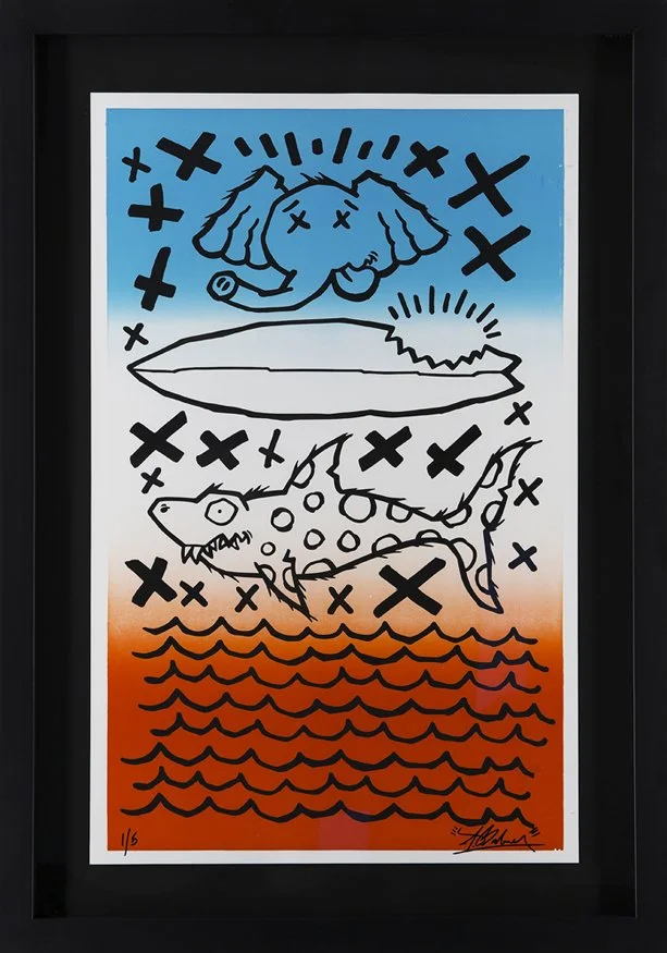 Jason Maloney 'Shark Attack' Print Available