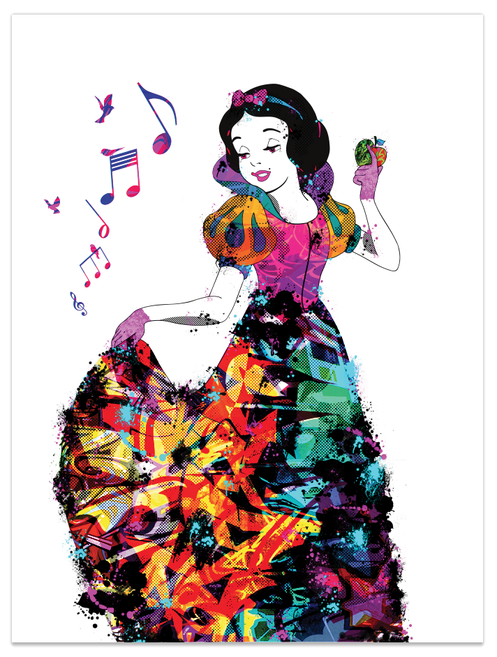 Mandara 'Ms (Snow) White' Print Available