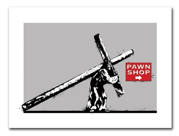 Rene Gagnon 'Pawn Shop Jesus' Print Available