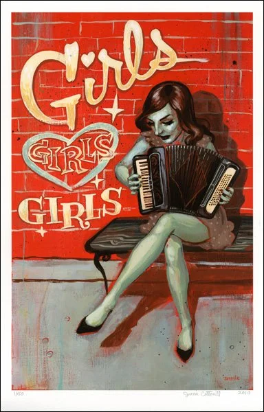 Jennie Cotterill 'Girls, Girls, Girls' Print Available