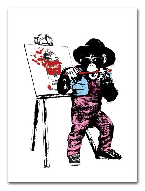 Rene Gagnon 'Monkey See Monkey Do' Print Available