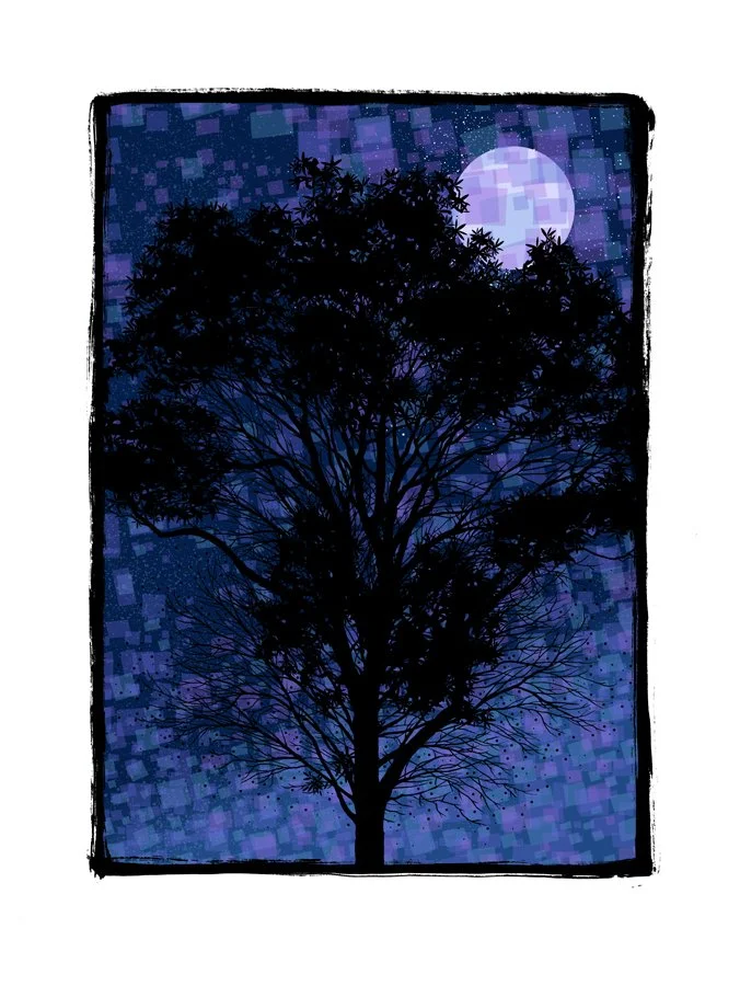 Dan McCarthy 'Paper Moon' Print Available