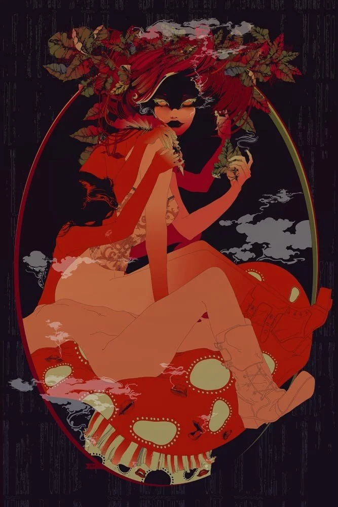 Yana Moskaluk 'Caterpillar' Original Print Available