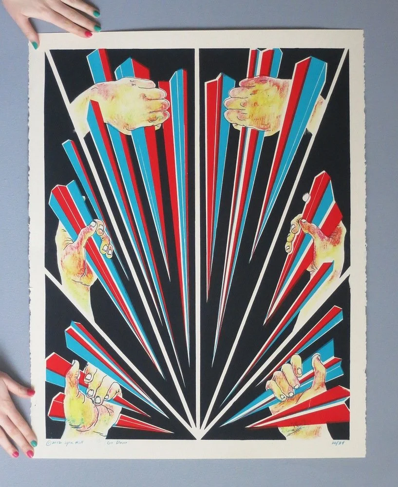 Lyra Hill 'Go Down' Print Available