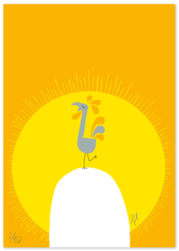 Spann &amp; Willis 'Crowing Cockeral' Print Available