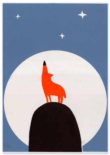 Spann &amp; Willis 'Howling Wolf' Print Available