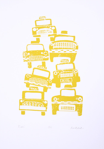 Lisa and Elena Gomez 'Cabs' Print Available