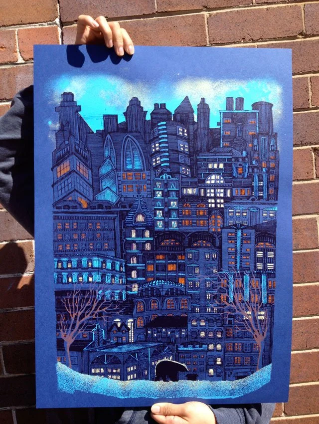 Karl Tagle 'City Bear 2.0' Print Available