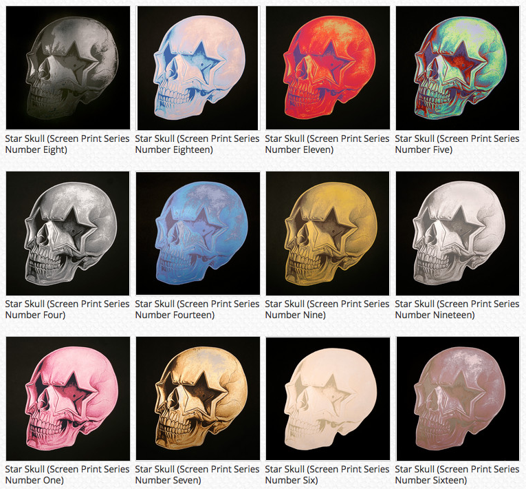 Ron English 'Star Skull' Prints Available