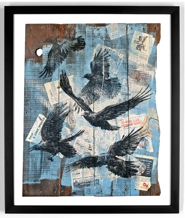 Ben Horton 'As The Crow Flies' Print Available