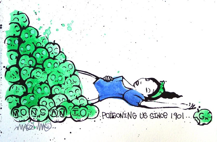 Mau Mau 'Monsanto Poison Apples' Snub Nose Prints Available