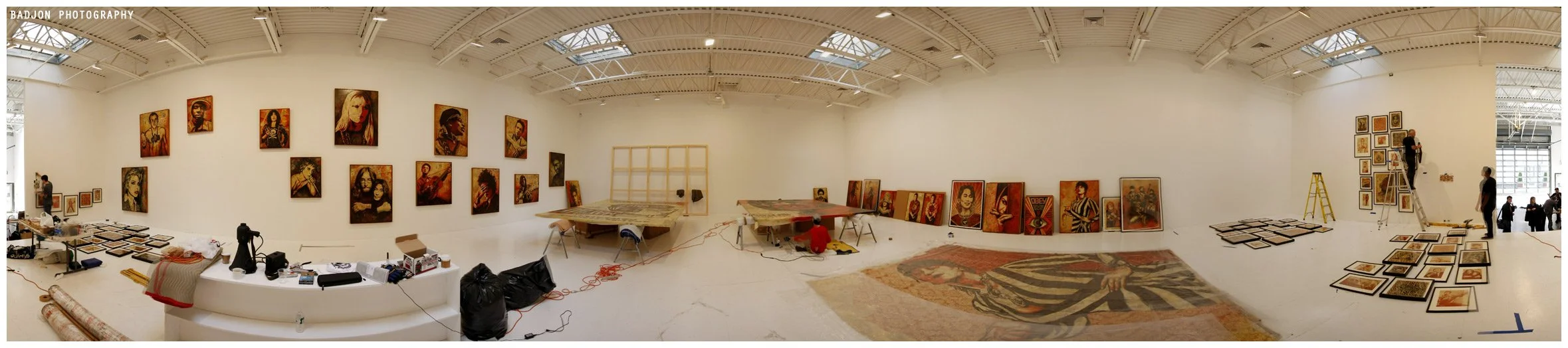 Obey Shepard Fairey Deitch Art Show SNEAK PEAK