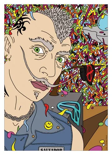 Flavio Melchiorre 'Subrealistic Portrait' + 'Hands' Prints Available