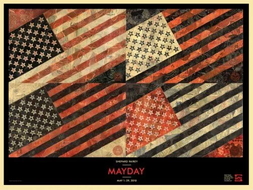 Obey / Shepard Fairey 'May Day Flag' Print Release Details