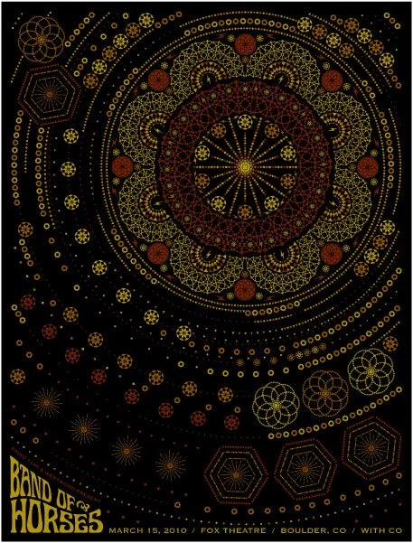 Todd Slater 'Band Of Horses' Print Available