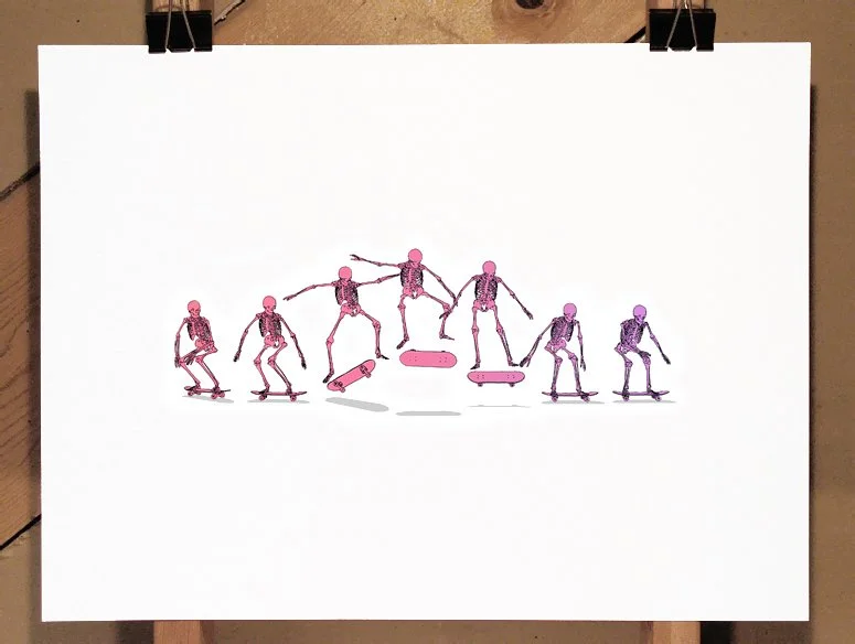 Anthony Cozzi 'Kickflip' Print Available