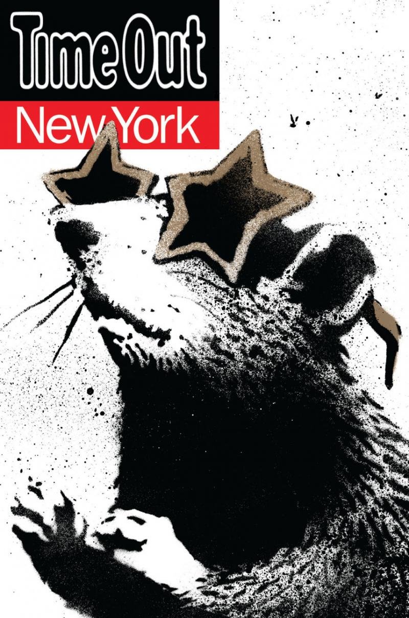 Banksy 'Rat' Time Out New York City Poster