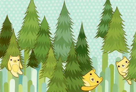 Susie Ghahremani 'The Honey Bear Forest' Print Available