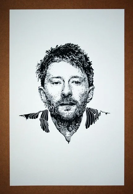 Nathan Manire 'Thom Yorke' Print + Original Available