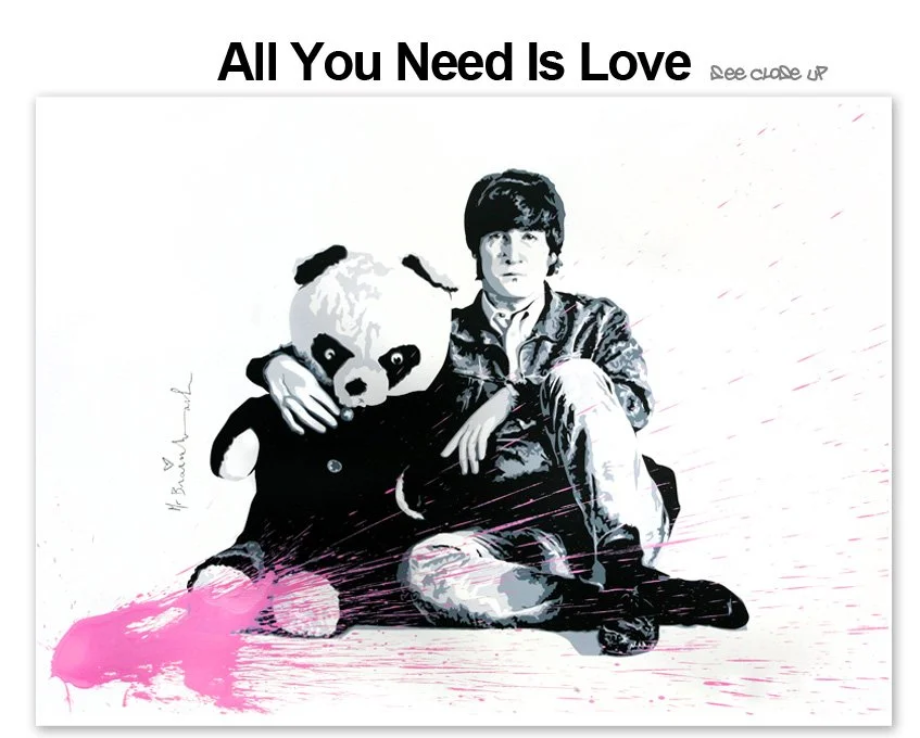 Remember Mr Brainwash Drops 'Generations' + 'All You Need Is Love' Prints Today