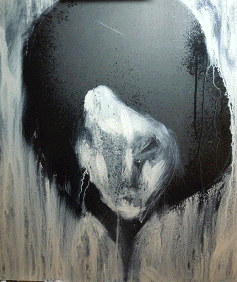 Stella Im Hultberg 'Alter Ego' Painting Awesome Animated Gif