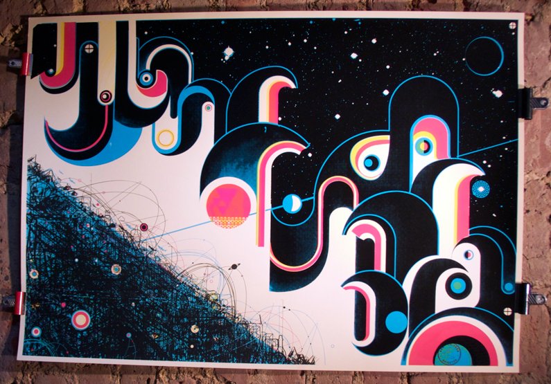 Sam Chivers 'Oxygene', 'Europe' + 'Crystal Virus' Prints Available