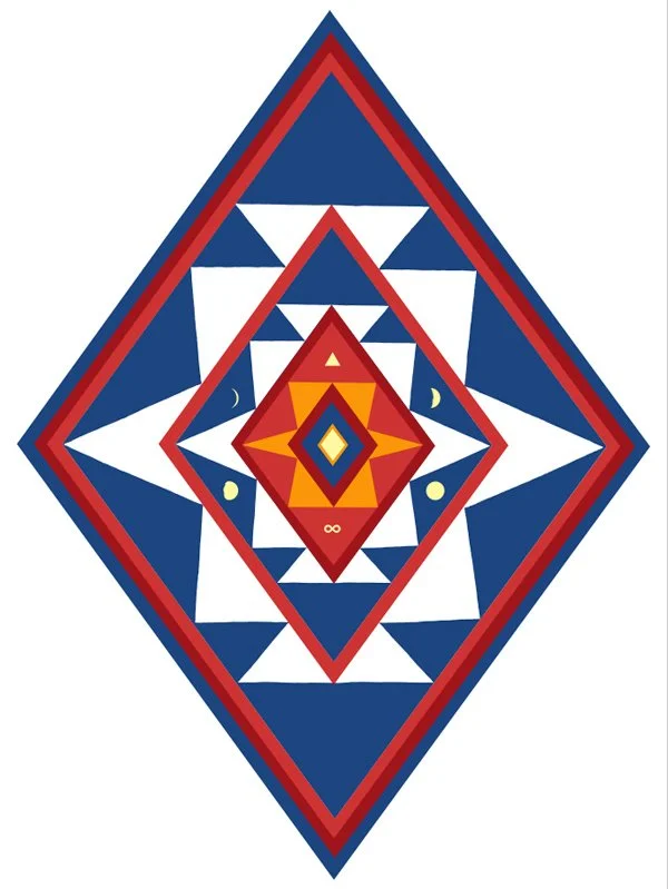 Mark Warren Jacques 'Love Is Like A Blanket That Protects And Projects' Print Available