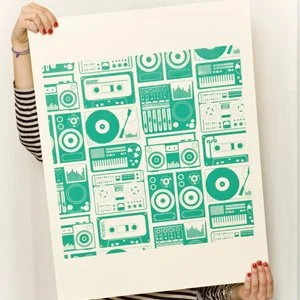 Aimee Wilder 'Analog Nights' Print + 'Squirrel Wallpaper' Available