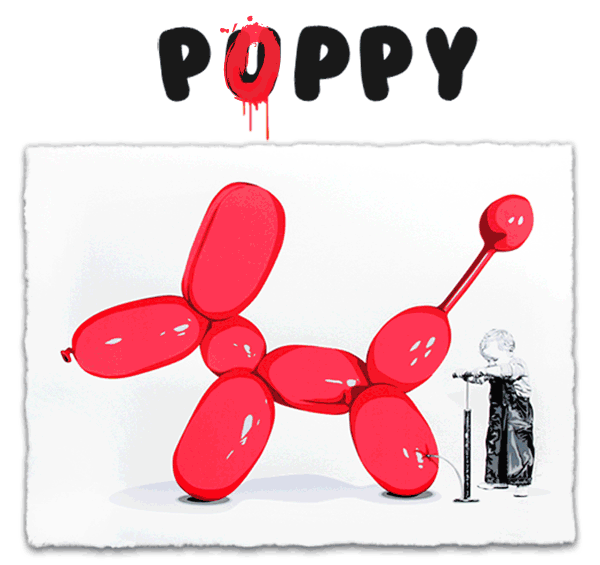 Mr Brainwash 'Poppy' Print Release Details