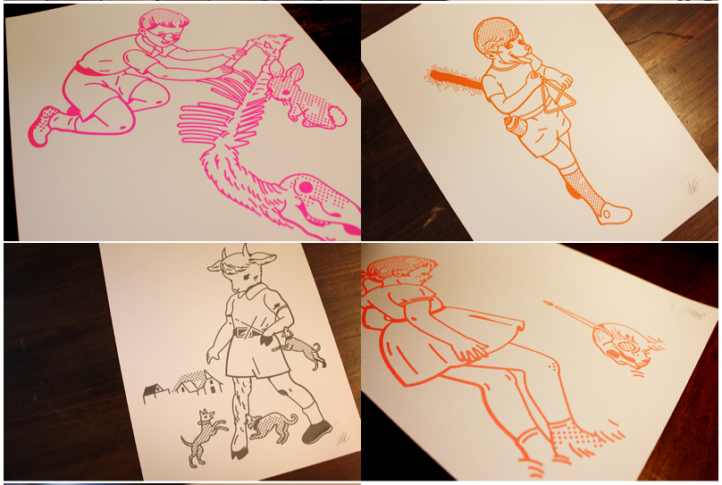 DED Risograph Prints Available