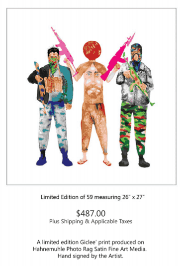 David Choe 'Hug Ambassadors' Print Release Details ++