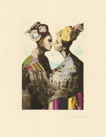 Joshua Burbank 'Triangle Sky Blue' Original Avialable