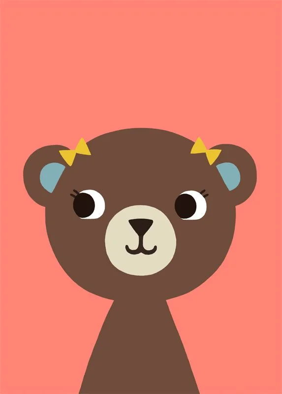 Mélusine Allirol 'Mrs Bear' + 'Mr Bear' Prints Available