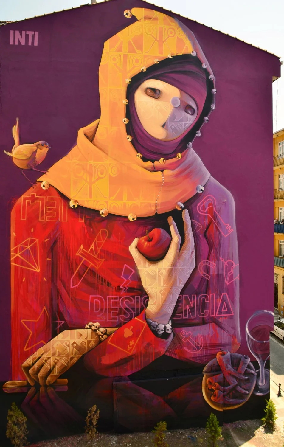 INTI 'Resistance' Mural In Instanbul Turkey