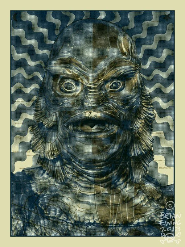 Brian Ewing 'Creature' Art Print Available