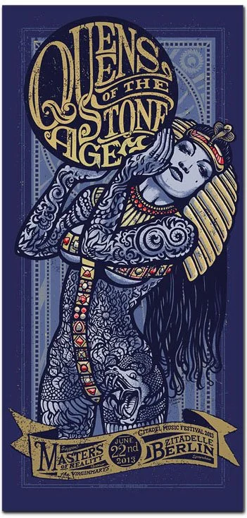 Lars Krause 'Queens Of The Stone Age' Print Available