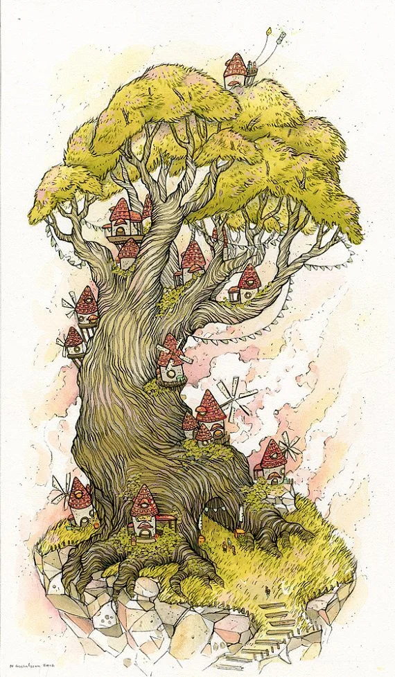 Nicole Gustafsson 'Windy Treetop' Print Available