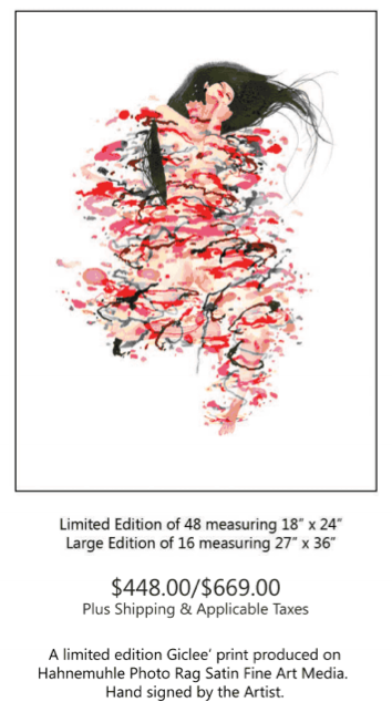 David Choe 'Blanket' Print Release Details