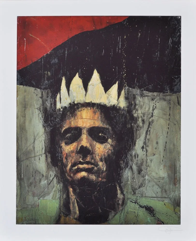 Guy Denning 'Stiggs Thirty Quid Fishtail Parker' Print Available