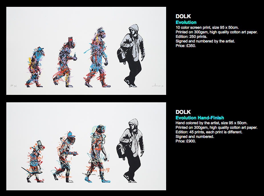 Dolk 'Evolution' Print Release Details