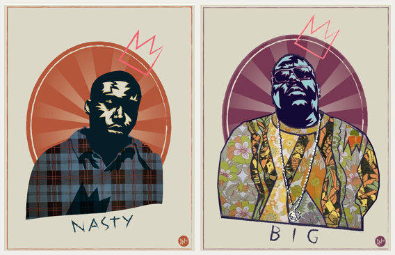 Misha Tyutyunik 'Hip Hop Heros' Series Prints Available